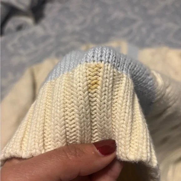 Lauren Ralph Lauren V-Neck Sweater in Cream size XL - Picture 6 of 8